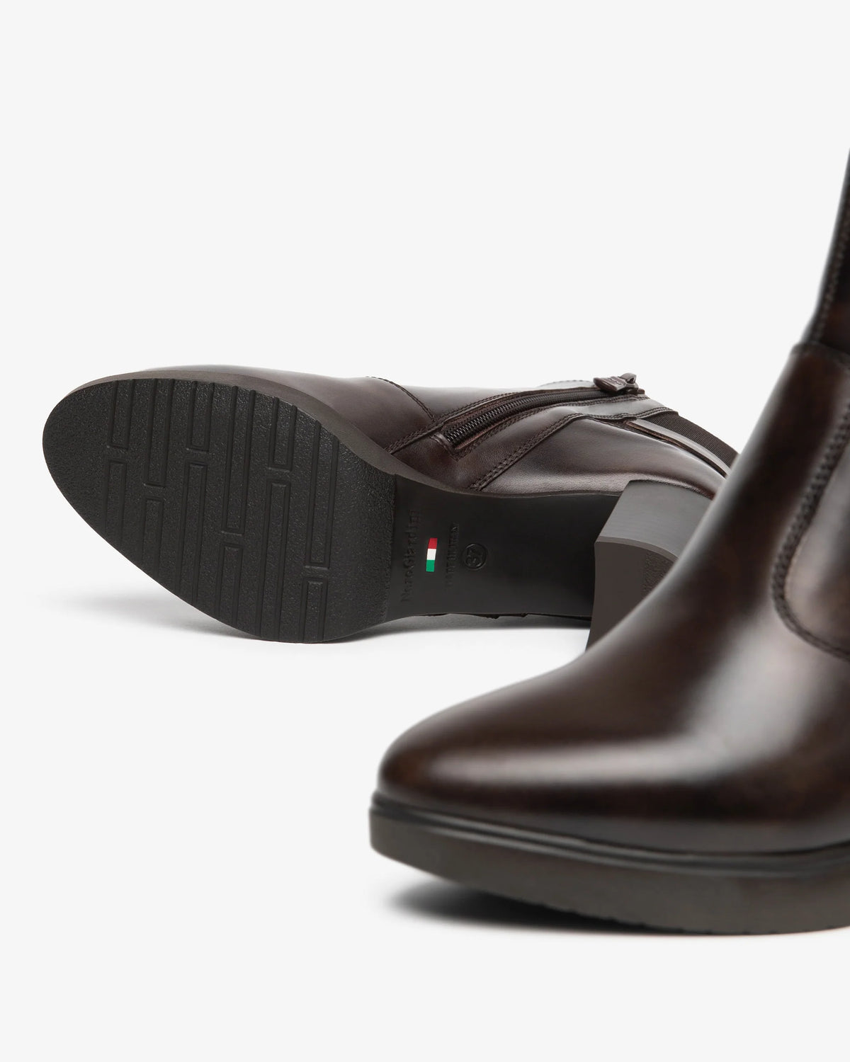 Nero Giardini I617261D Stivaletti da donna in pelle e tessuto