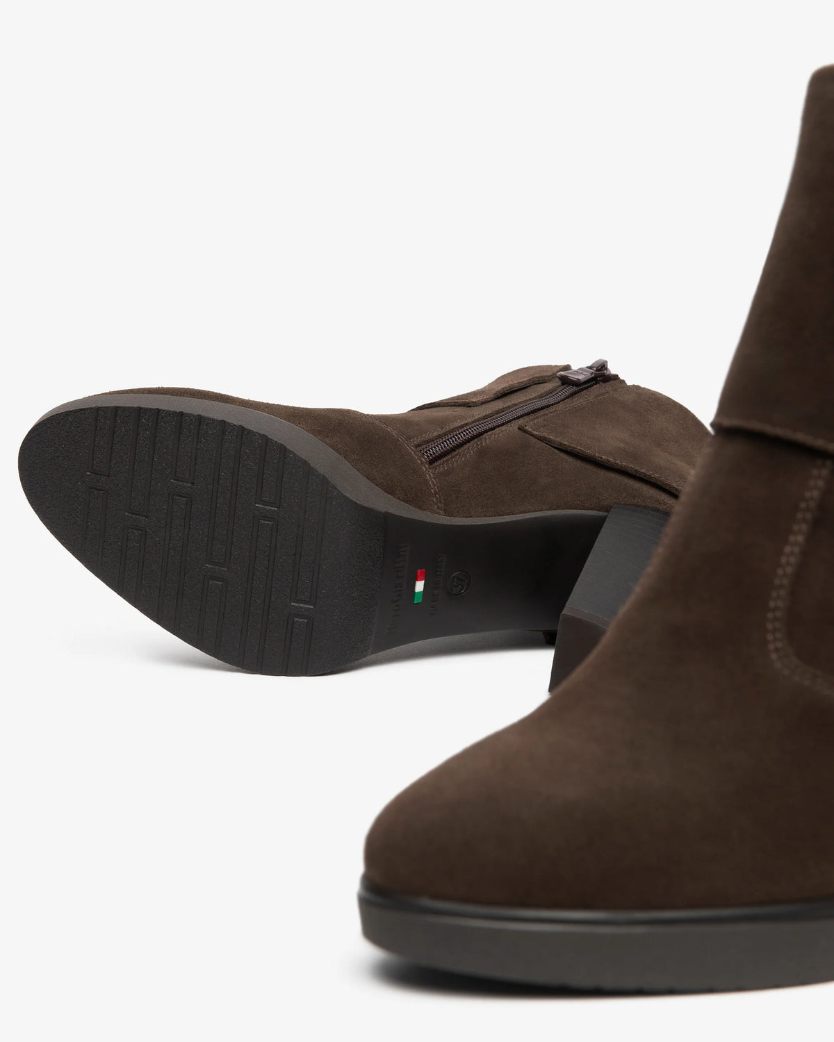 Nero Giardini I617274D Stivaletti da donna in pelle scamosciata e pelle