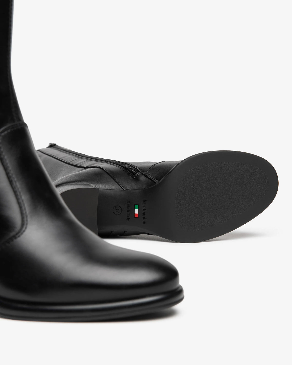 Nero Giardini I617697D Stivali da donna in pelle e tessuto tecnico