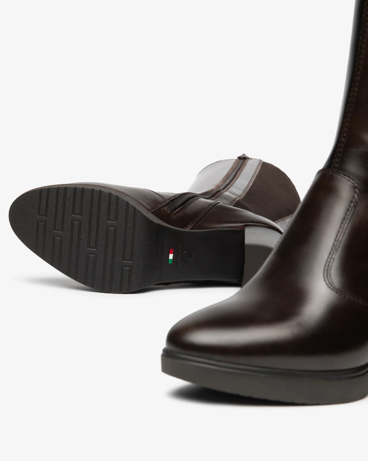 Nero Giardini I617941D Stivali da donna in pelle e tessuto