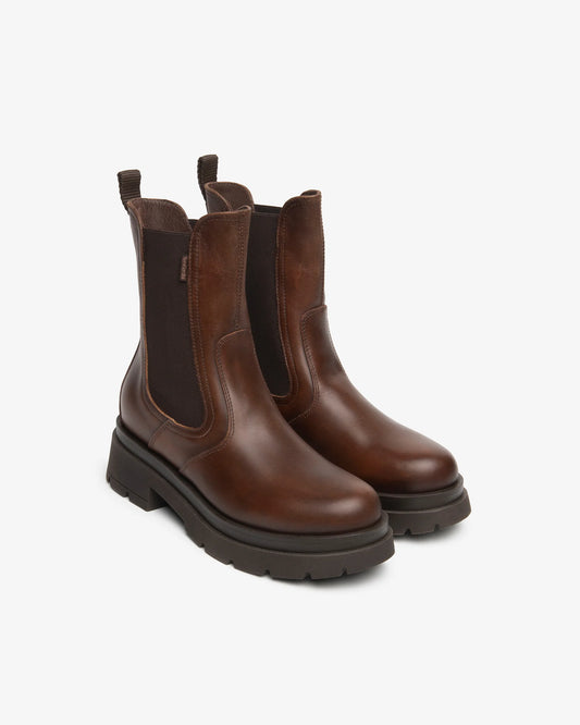 Nero Giardini I618072D Stivaletti Chelsea da donna in pelle