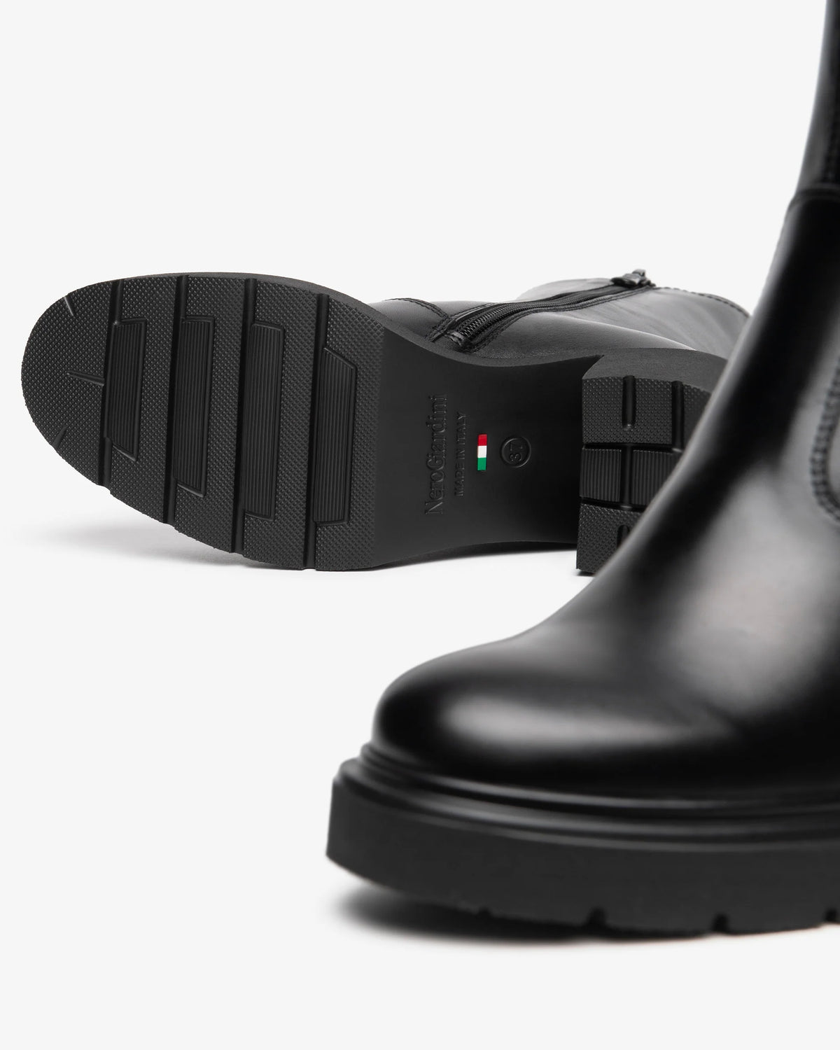 Nero Giardini I618080D Stivali Chelsea da donna in pelle