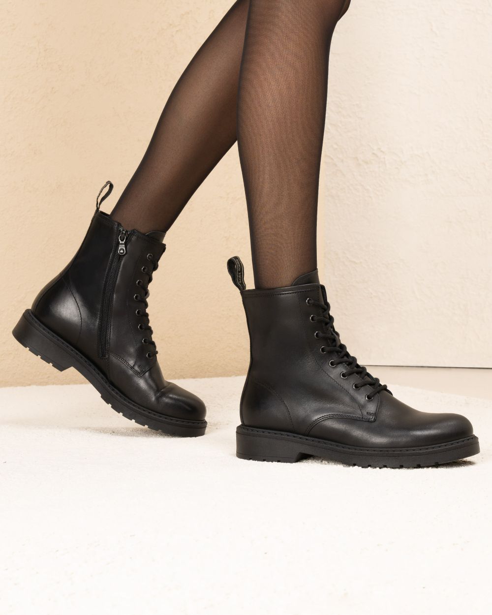 Nero Giardini I309183D Anfibi Donna in Pelle