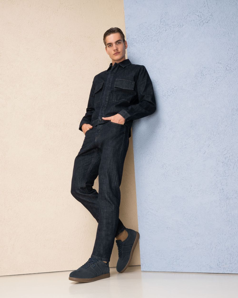 Nero Giardini I500890U Sneakers Uomo in Camoscio