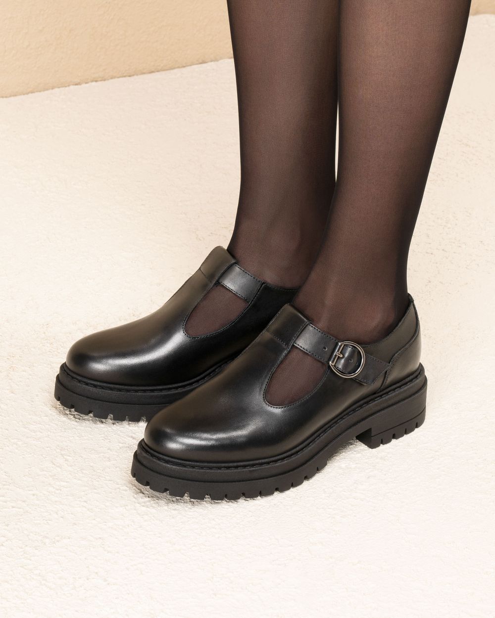 Nero Giardini I514013D Mary Jane Donna in Pelle
