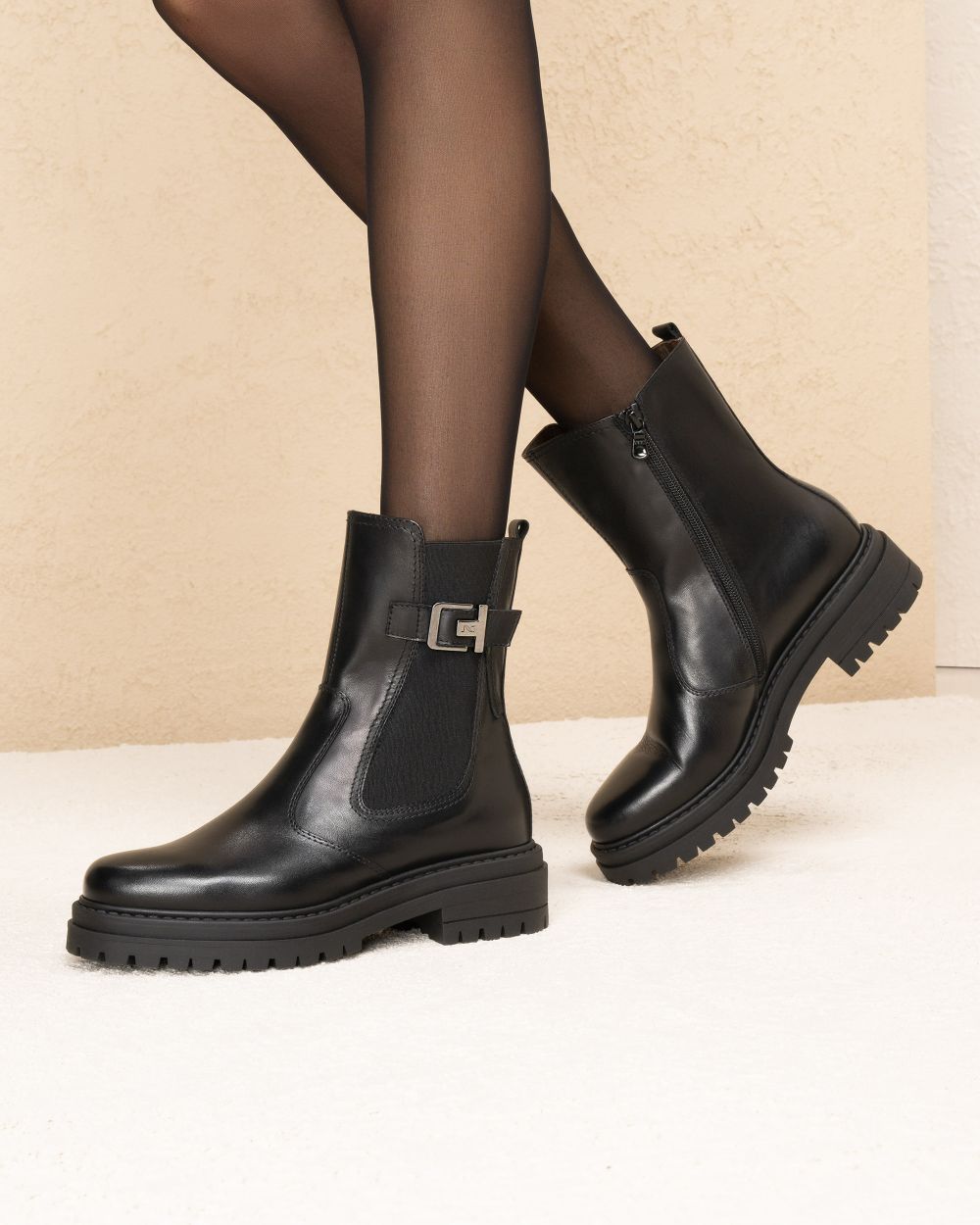Nero Giardini I514830D Stivaletti Chelsea Donna in Pelle
