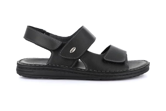 Grunland SA1954 Sandalo doppia fascia in pelle | LAPO