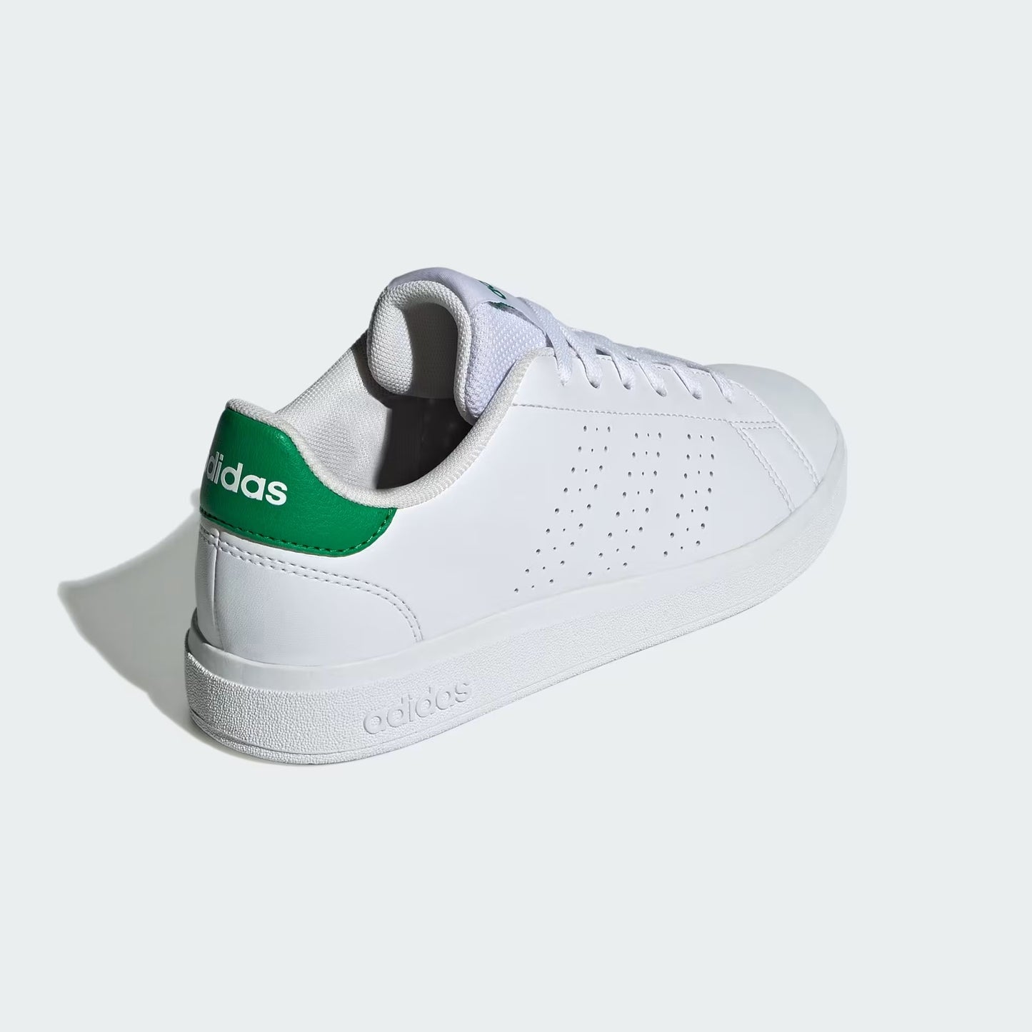 Adidas ID3889 Scarpe Advantage Base 2.0 Junior Cloud White / Cloud White / Green