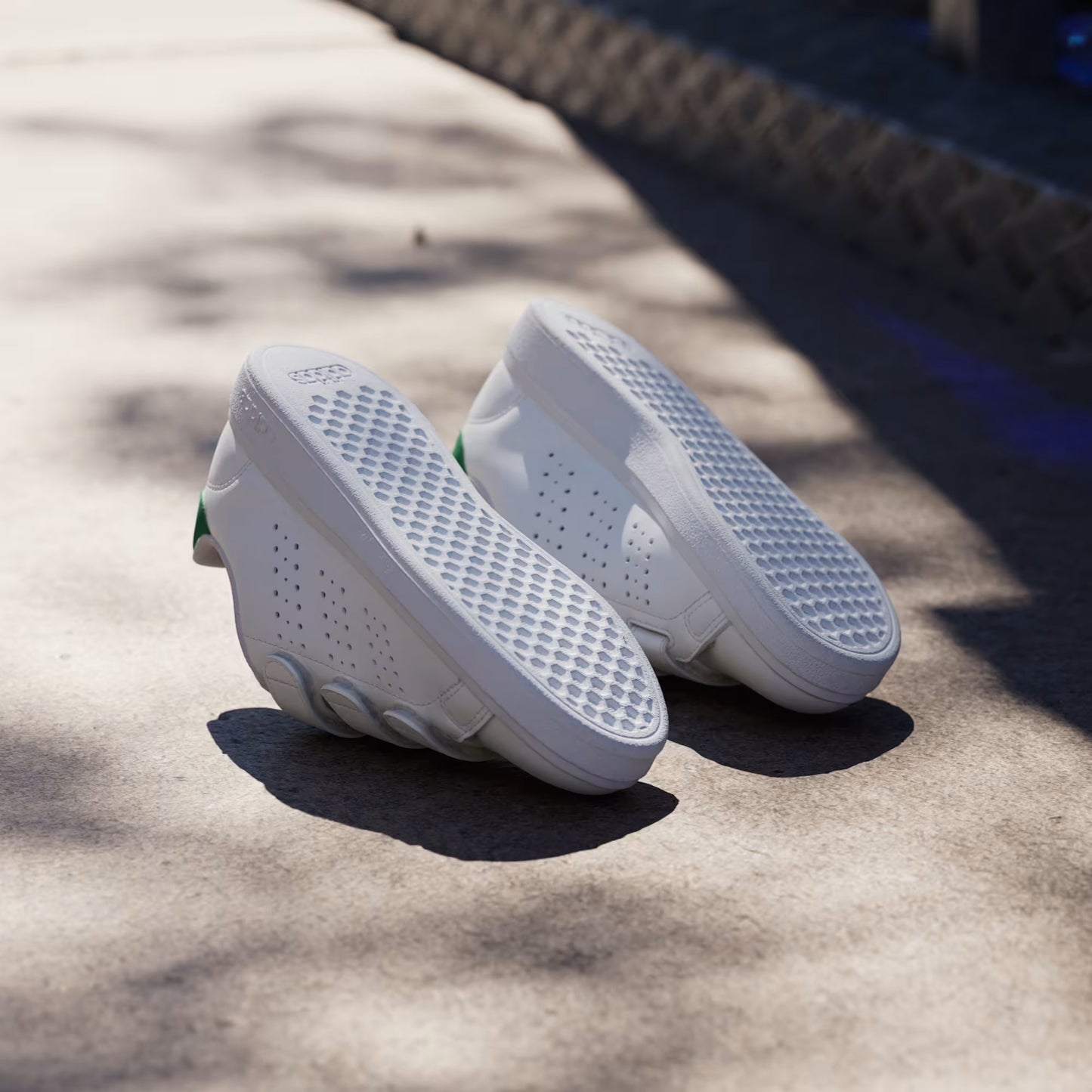 Adidas IE9019 Scarpe Advantage Base 2.0 Kids Cloud White / Cloud White / Green