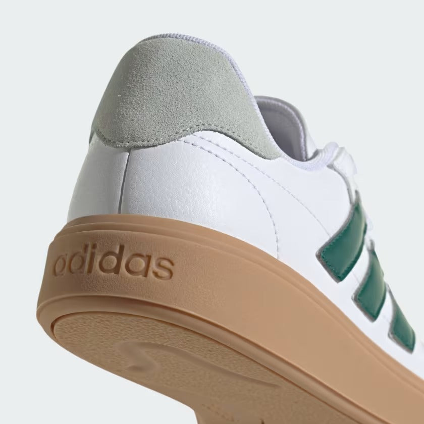 Adidas IF6505 scarpe courtblock Cloud White / Collegiate Green / Wonder Silver