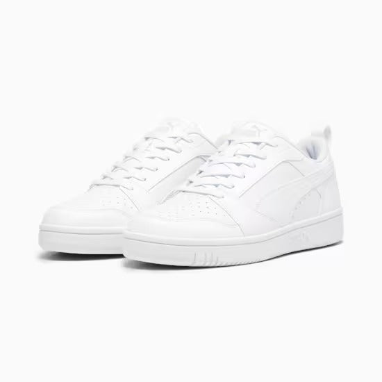 Puma 392328-03 Sneaker basse Rebound V6 White-Cool Light Gray
