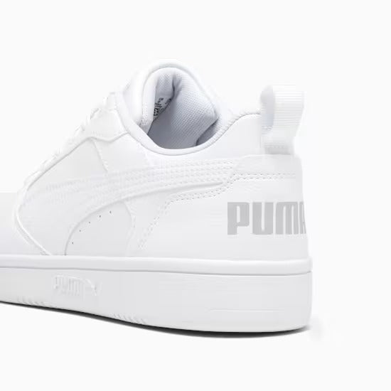 Puma 392328-03 Sneaker basse Rebound V6 White-Cool Light Gray