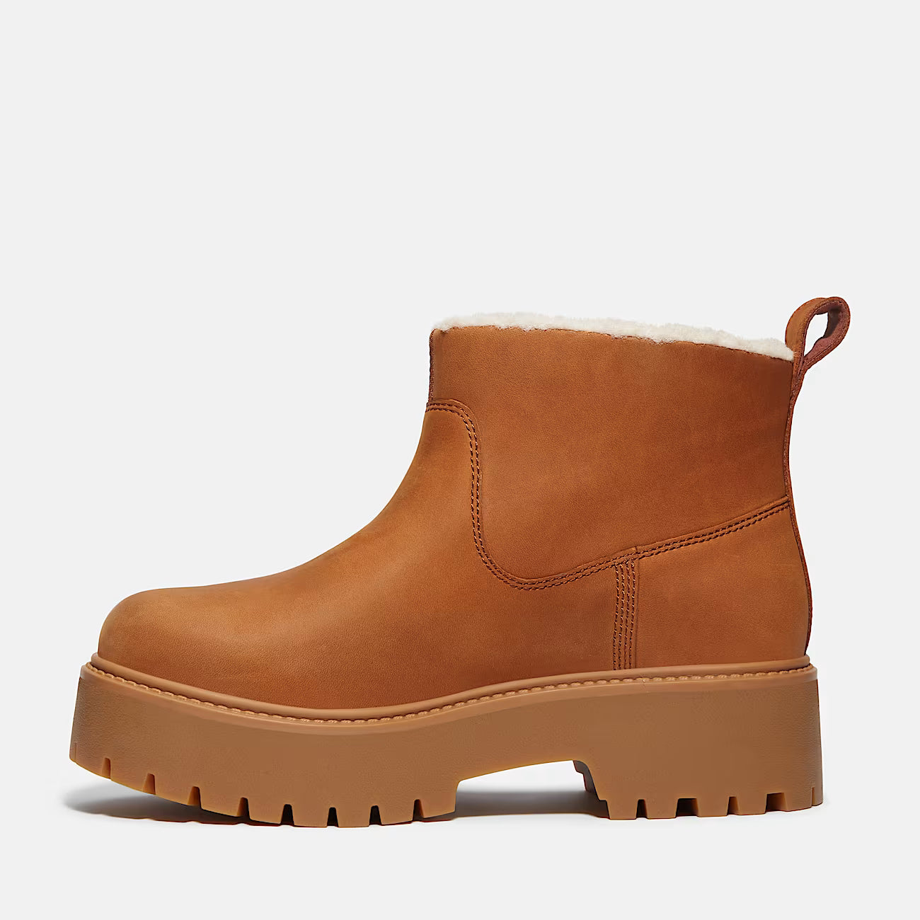 Timberland A283G Stivale Foderato con Plateau Stone Street da Donna in marrone