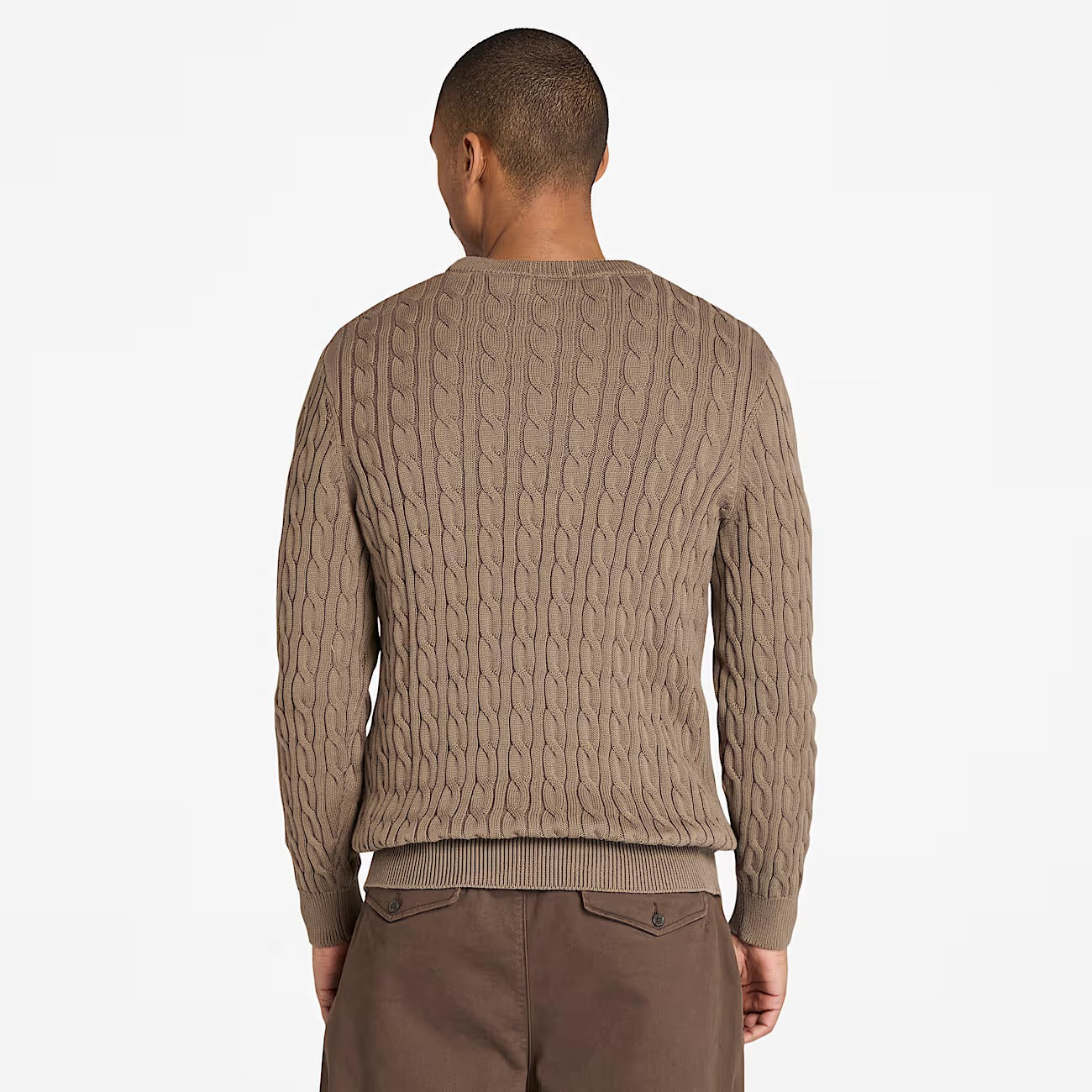 Timberland A5M82 Maglione Girocollo a Trecce Williams River da Uomo