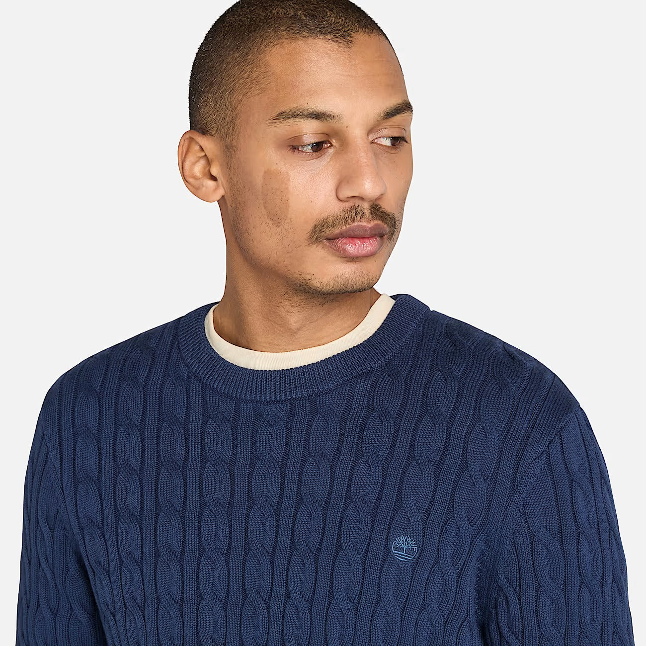 Timberland A5M82 Maglione Girocollo a Trecce Williams River da Uomo