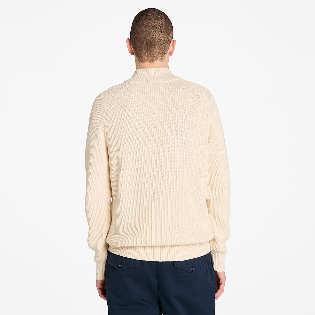 Timberland A5M8P Maglione Testurizzato con Zip a un Quarto Williams River da Uomo