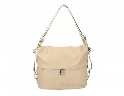 Lenza S7151 borsa a spalla in vera pelle