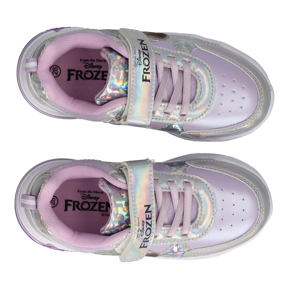 Walt Disney D4310673S Sneakers Bambina Frozen Argento e Lilla