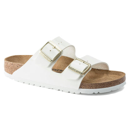 Birkenstock 1005294 Arizona birko-flor vernice patent white