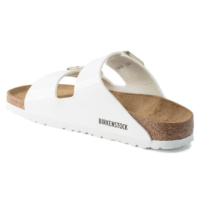 Birkenstock 1005294 Arizona birko-flor vernice patent white