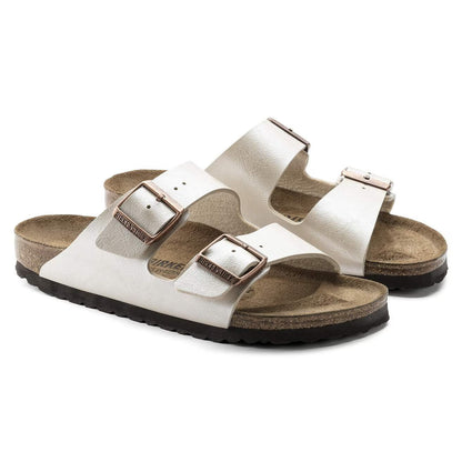 Birkenstock 1009921 Arizona  Birko-Flor graceful pearl white