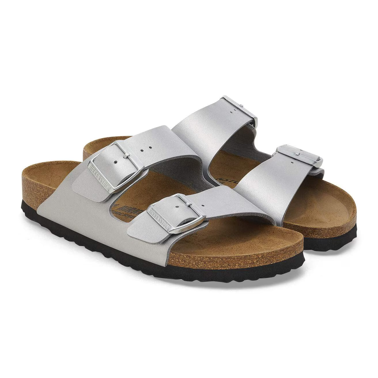 Birkenstock 1012283 Arizona  Birko-Flor silver