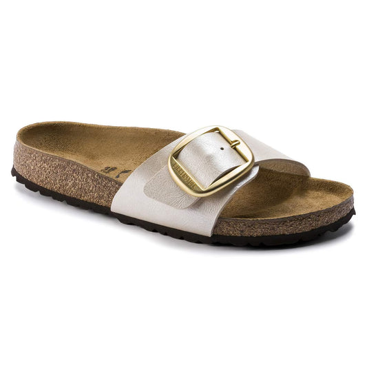 Birkenstock 1015279 Madrid Big Buckle  Birko-Flor graceful pearl white