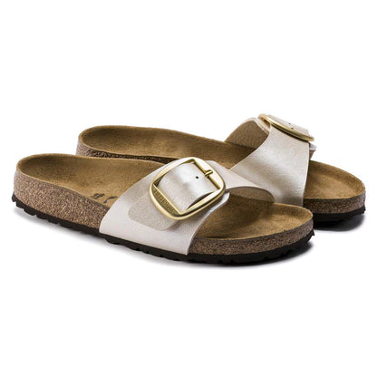 Birkenstock 1015279 Madrid Big Buckle  Birko-Flor graceful pearl white