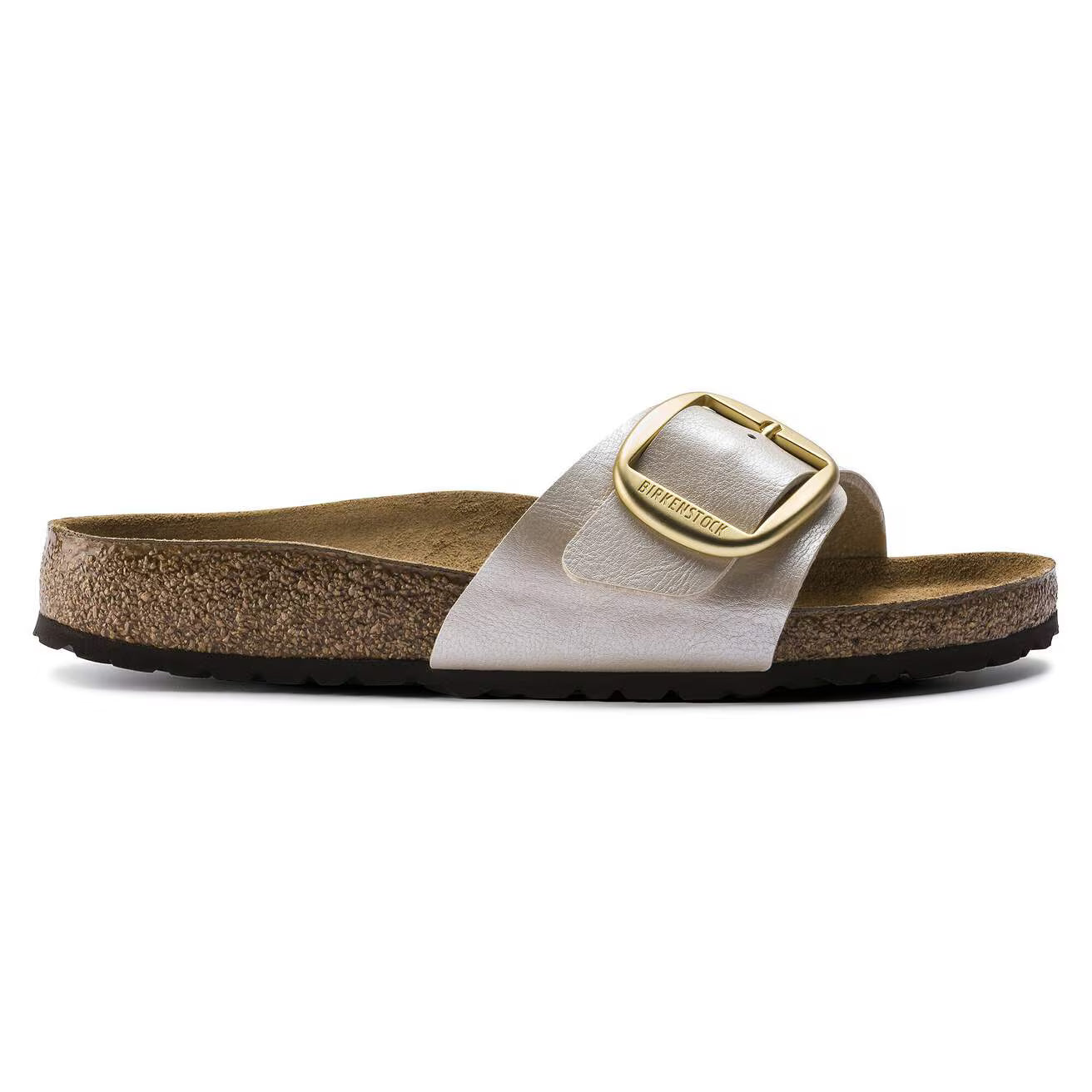 Birkenstock 1015279 Madrid Big Buckle  Birko-Flor graceful pearl white