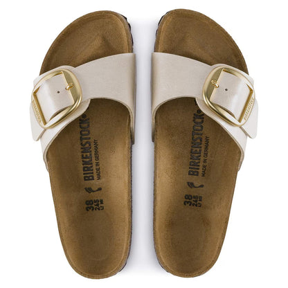 Birkenstock 1015279 Madrid Big Buckle  Birko-Flor graceful pearl white
