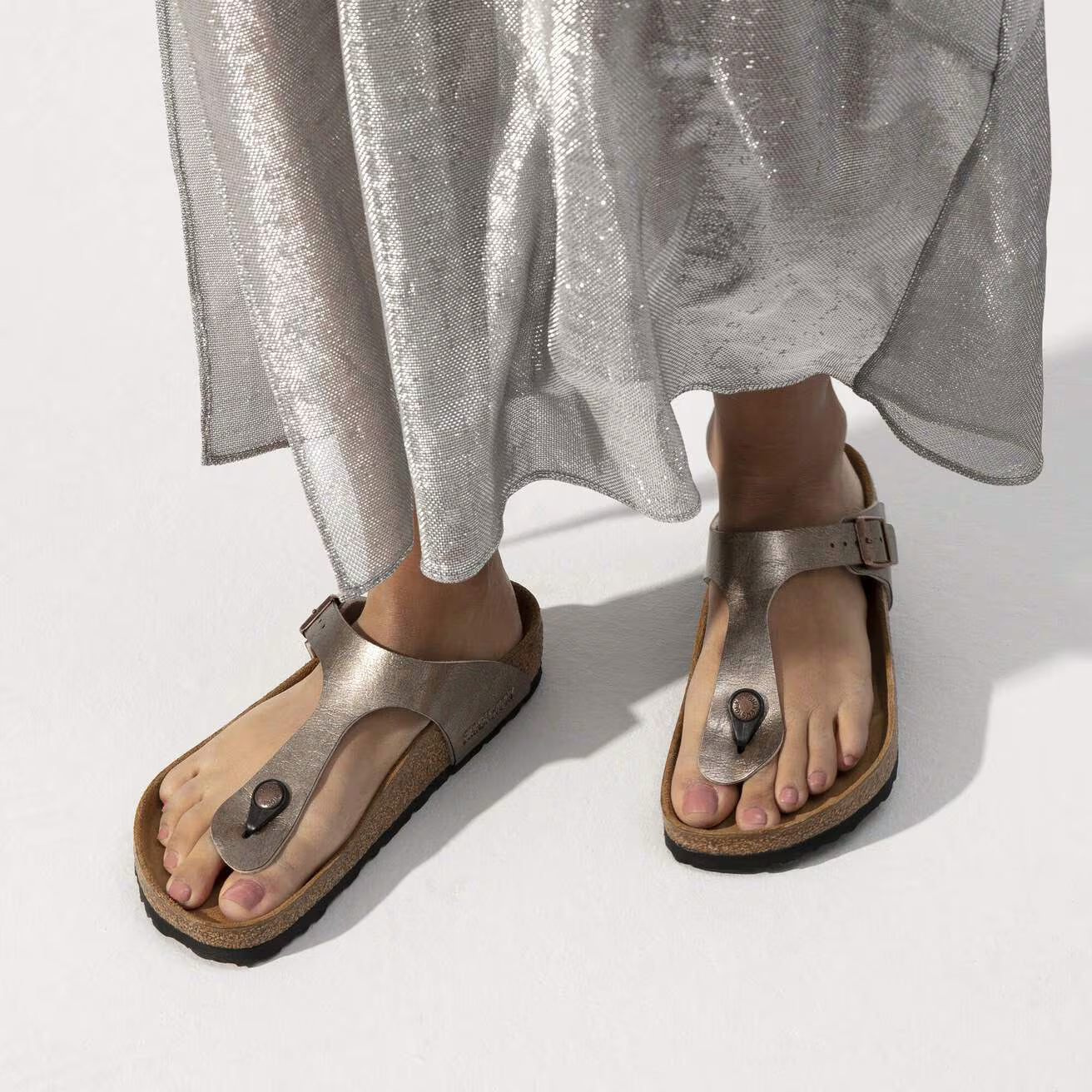 Birkenstock 1016144 Gizeh  Birko-Flor graceful taupe