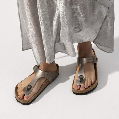 Birkenstock 1016144 Gizeh  Birko-Flor graceful taupe