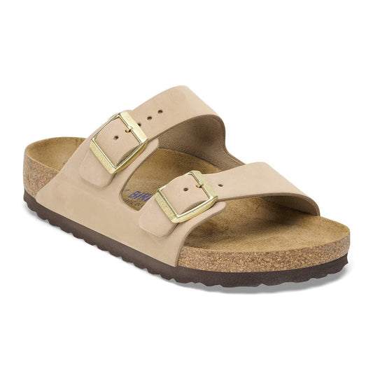 Birkenstock 1019016 Arizona plantare morbido  Pelle Nubuck sandcastle