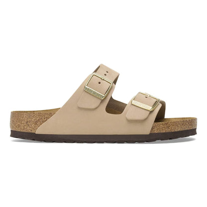 Birkenstock 1019016 Arizona plantare morbido  Pelle Nubuck sandcastle