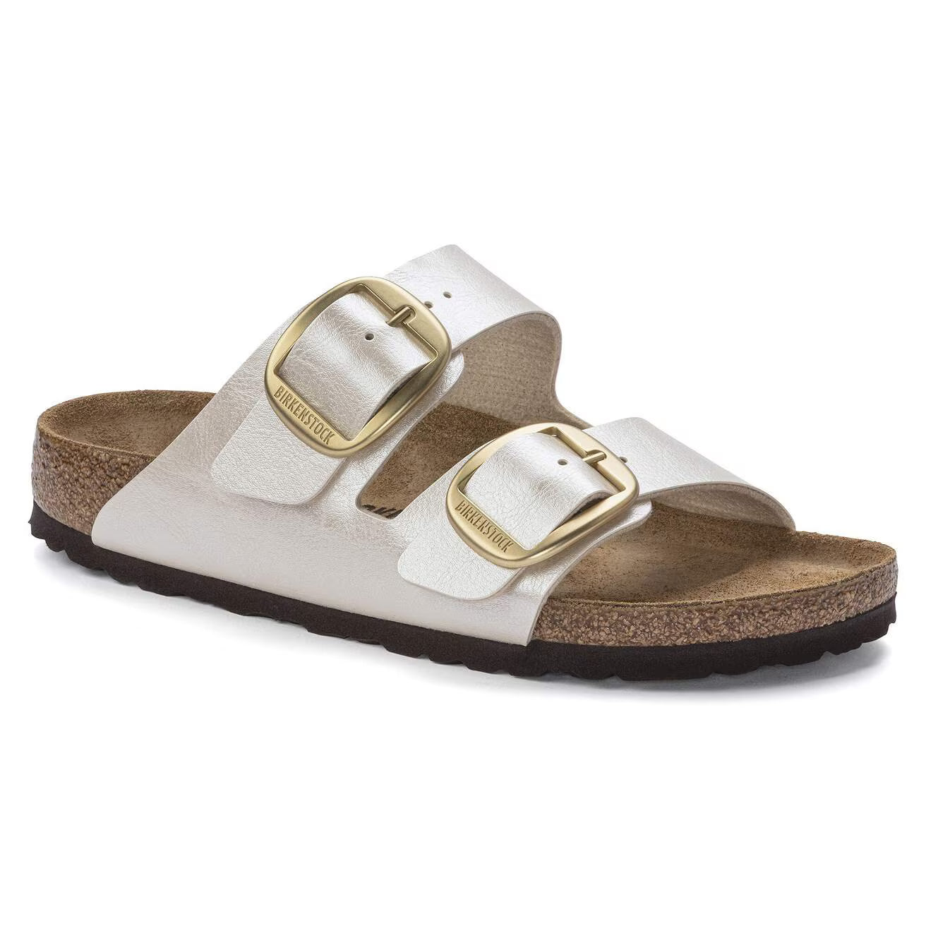 Birkenstock 1020021 Arizona Big Buckle  Birko-Flor graceful pearl white