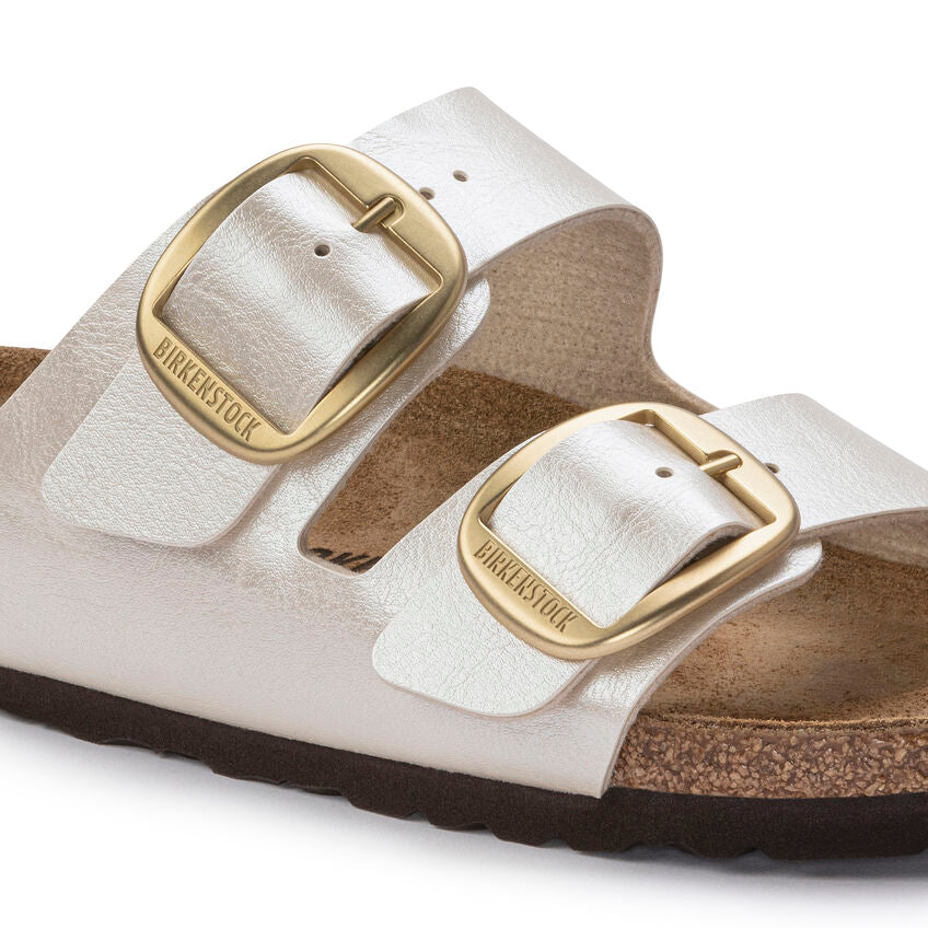 Birkenstock 1020021 Arizona big buckle birko-flor graceful pearl white