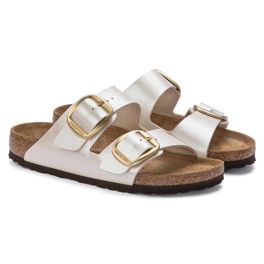 Birkenstock 1020021 Arizona big buckle birko-flor graceful pearl white