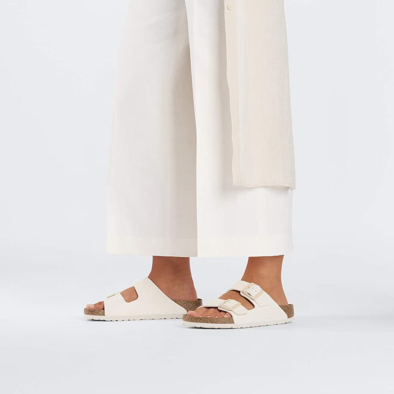 Birkenstock 1027339 Arizona  Birko-Flor eggshell