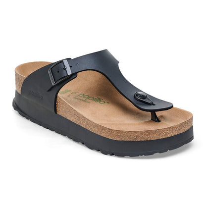 Birkenstock 1027367 gizeh flex platform birko-flor black