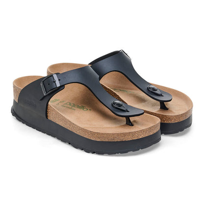 Birkenstock 1027367 gizeh flex platform birko-flor black