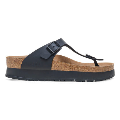 Birkenstock 1027367 gizeh flex platform birko-flor black