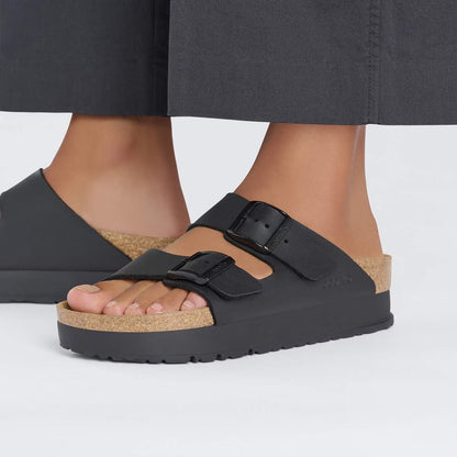 Birkenstock 1027395 Arizona PAP Flex Platform  Birko-Flor black