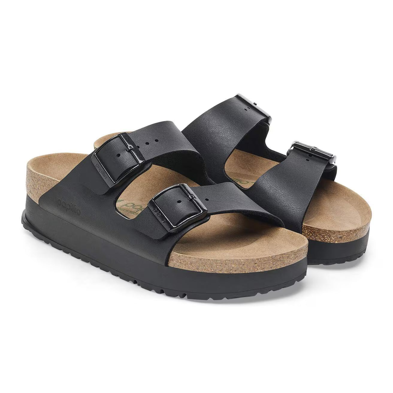 Birkenstock 1027395 Arizona PAP Flex Platform  Birko-Flor black