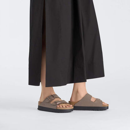 Birkenstock 1027417 Arizona PAP Flex Platform  Birko-Flor mocca