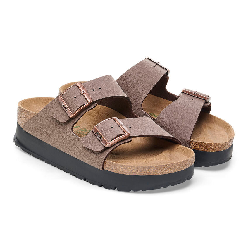 Birkenstock 1027417 arizona pap flex platform birko-flor mocca