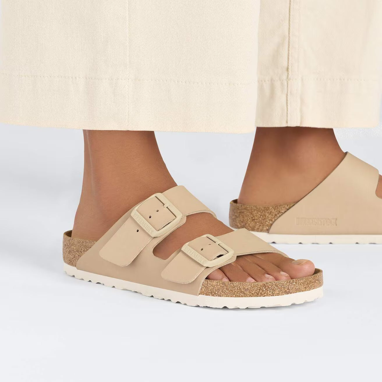 Birkenstock 1027723 Arizona  Birko-Flor new beige