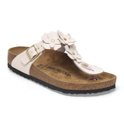 Birkenstock 1029287 Gizeh Flower Embellishment  Pelle naturale light rose