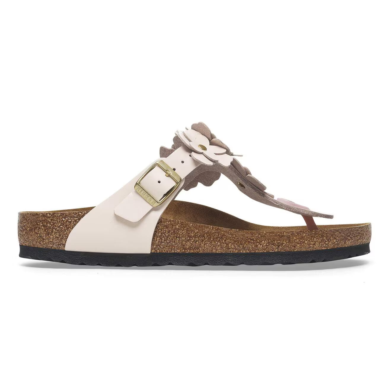 Birkenstock 1029287 Gizeh Flower Embellishment  Pelle naturale light rose