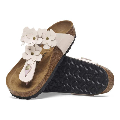 Birkenstock 1029287 Gizeh Flower Embellishment  Pelle naturale light rose