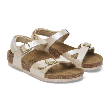 Birkenstock 1029570 Rio AS Kids  Birko-Flor graceful pearl white